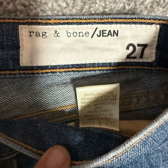 Rag & Bone La Paz Low Rise Denim Split Hem Bootcut Flare Jeans, 27 (US size 4) - Picture 4 of 5